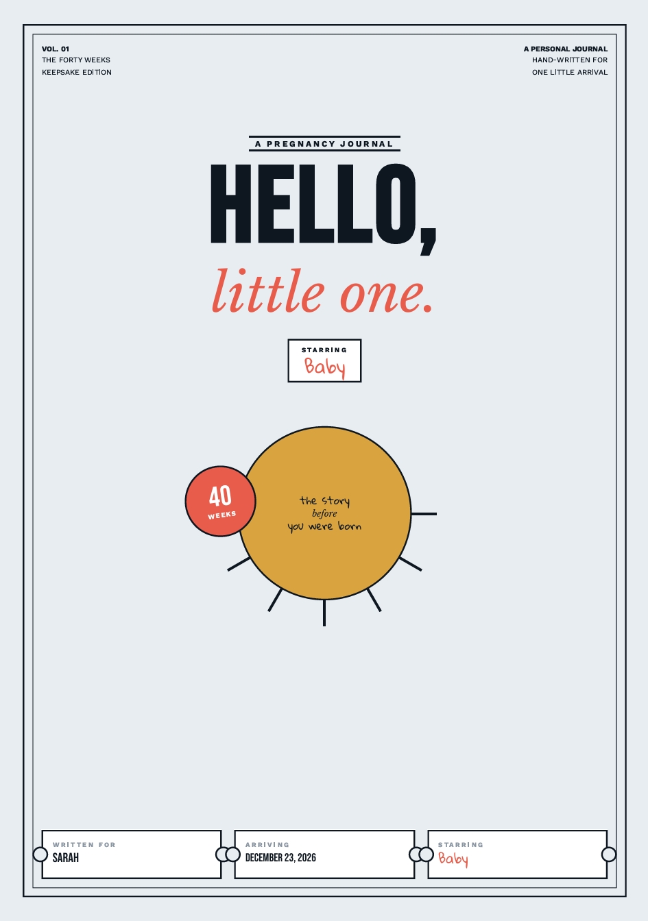 Bold template cover